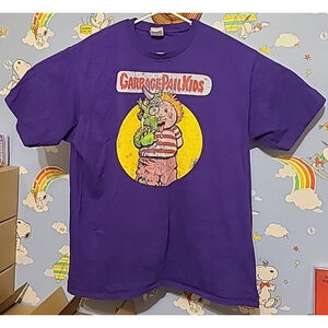 Vintage Garbage Pail Kids TShirt Size XL Purple
